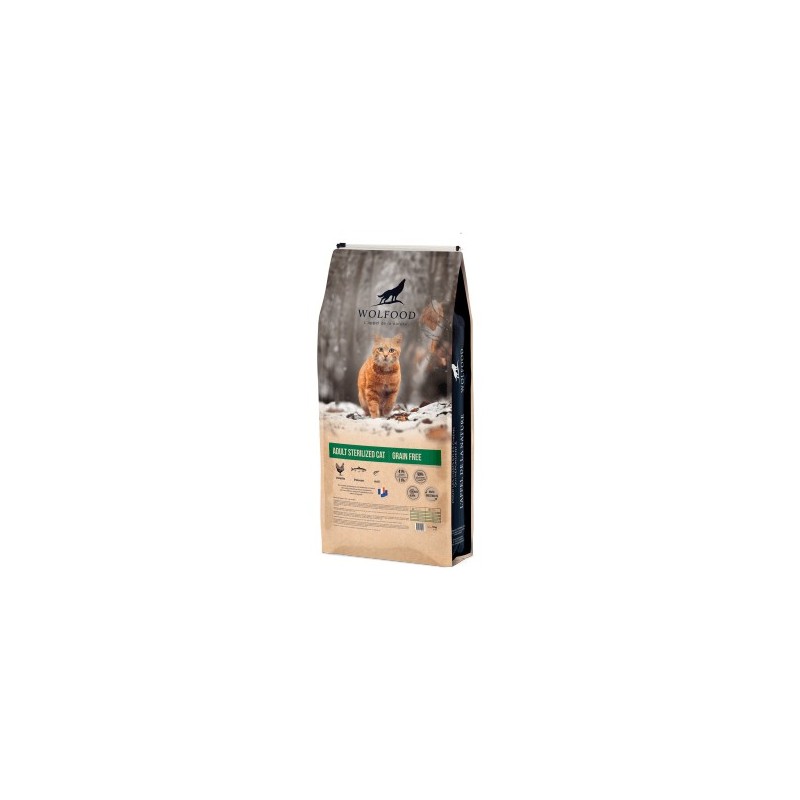 Wolfood Cat Reduction & Sterilized 10kg