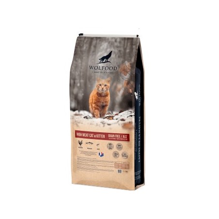 Wolfood High Meat Cat and Kitten 10kg
