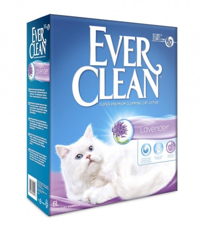 Litière EverClean parfum Lavande 6L