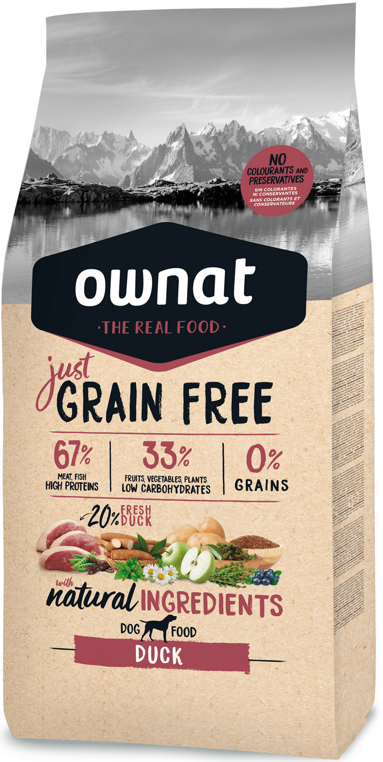 Ownat Just Grain Free Adult Duck 14kg