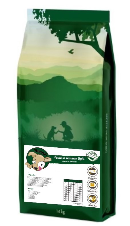 DMPR&C Poulet et Saumon Light (Senior et Stérilisé) 14kg
