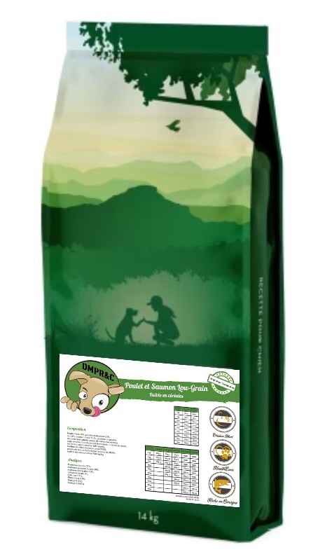 DMPR&C Poulet et Saumon Low-Grain 14kg