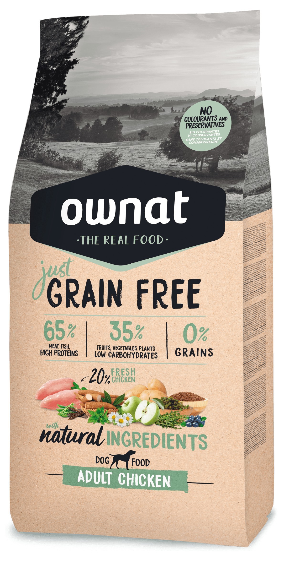 Ownat Just Grain Free Adult Chicken 14kg