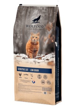 Wolfood sensitive cat low grain
