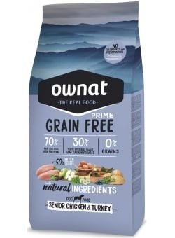 Ownat Prime Grain Free Senior Chicken Turkey 12kg