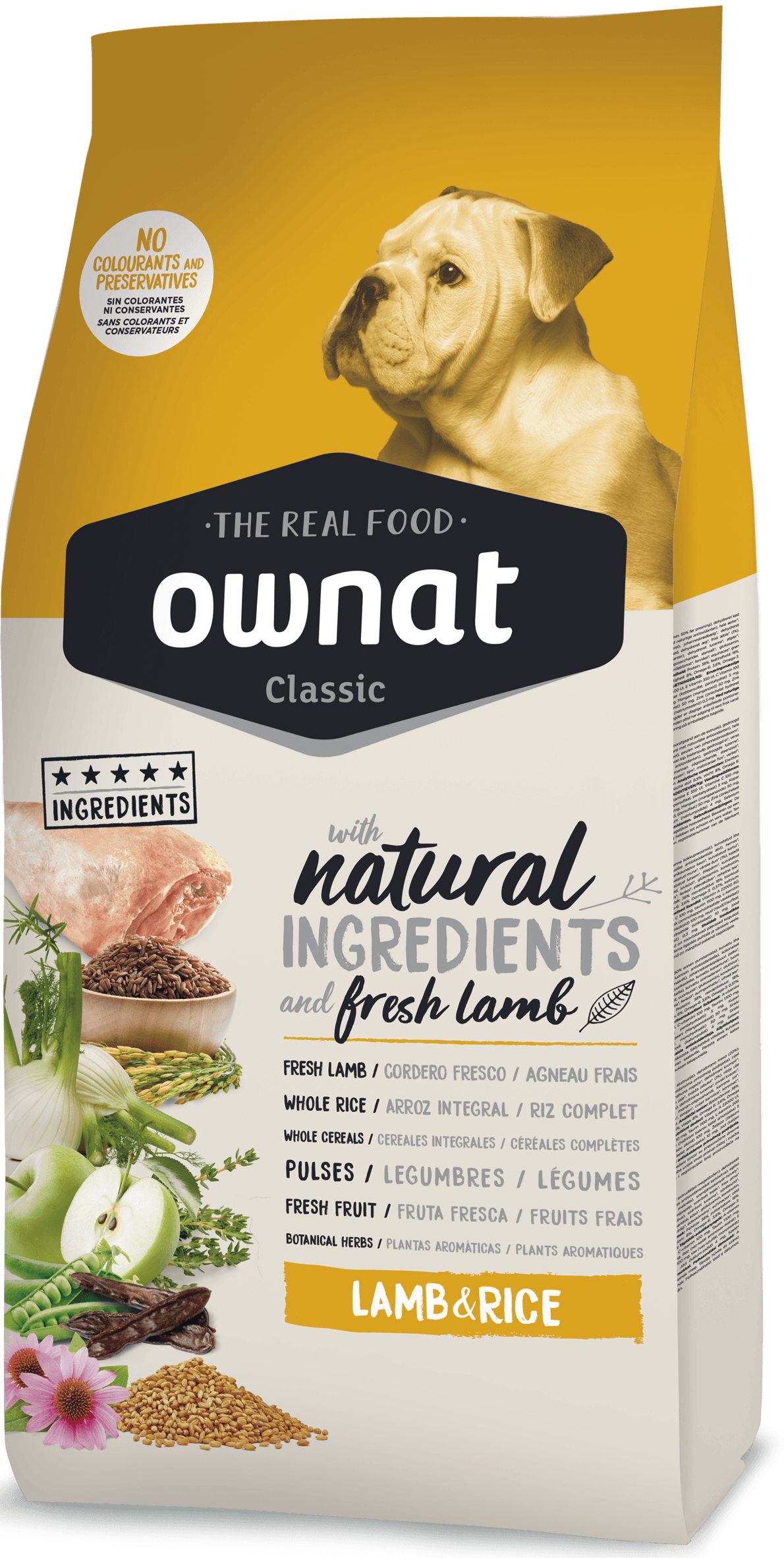 Ownat Classic Lamb and Rice (en 20 kg)